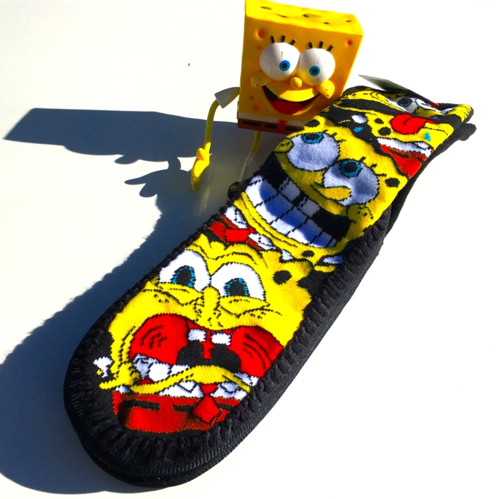 SpongeBob Slipper Eskimuck Socks Size M/L